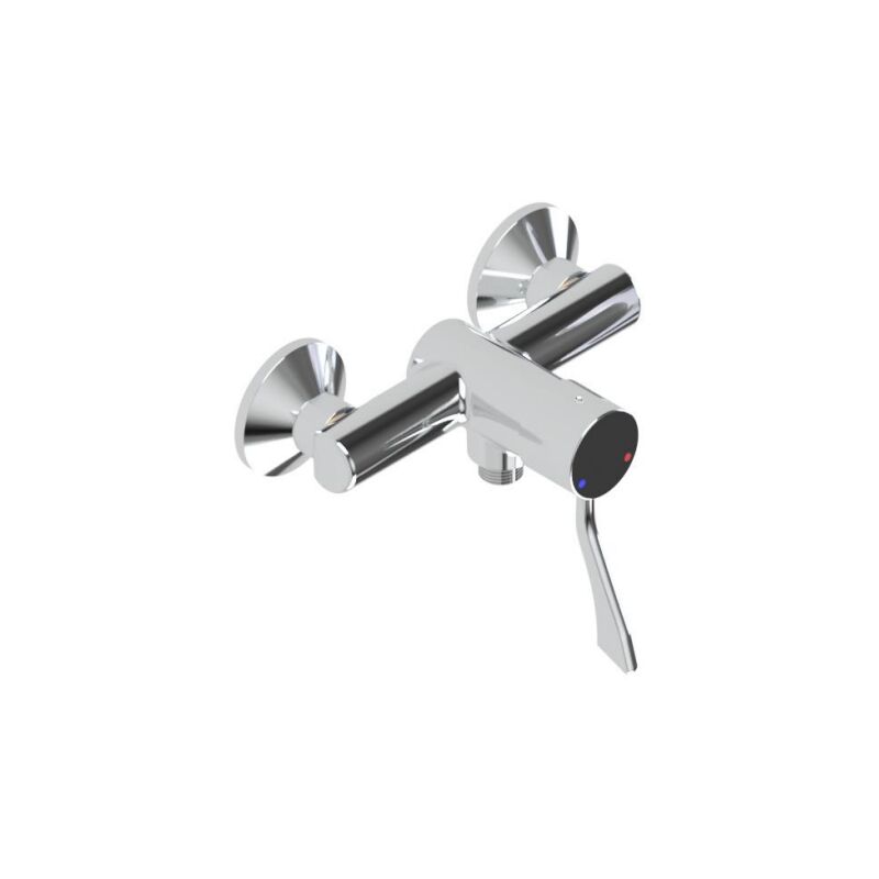 foto del prodotto idral miscelatore termostatico progressivo a leva clinica serie 900 900.37 cromato bianco
