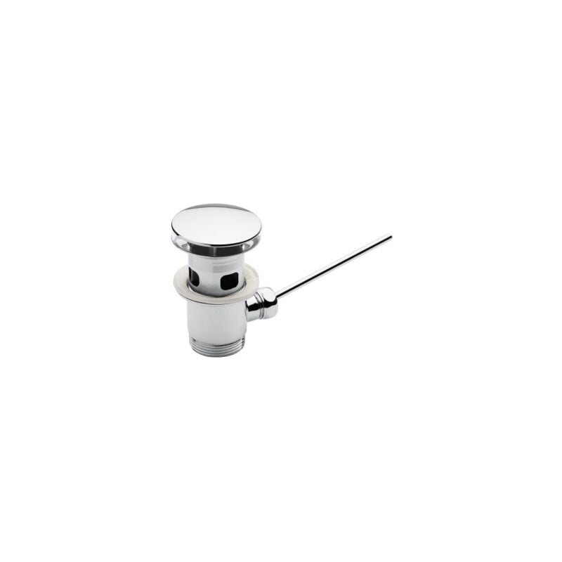 foto del prodotto idral piletta11 4 con scarico automatico con troppo pieno 0418 cromato ottone