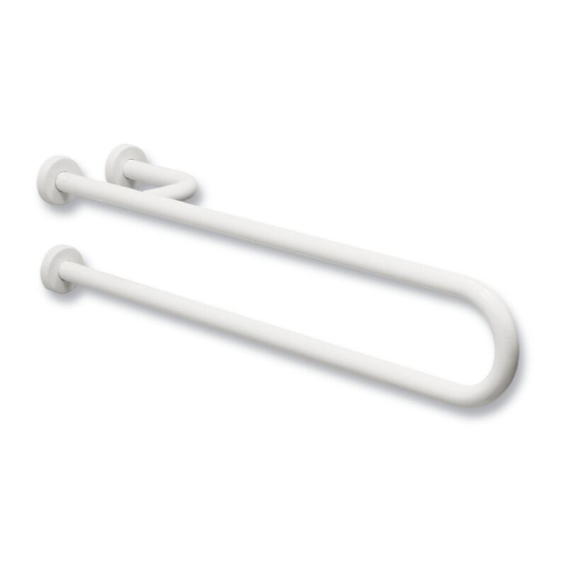 foto del prodotto idral rubinetteria barra di sostegno verniciata destra serie easy idral 12004v 85dx bianco