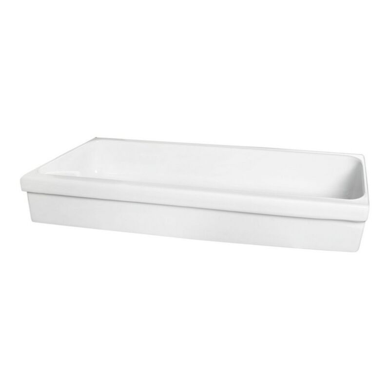 foto del prodotto idral rubinetteria lavabo a canale in ceramica da 120 cm serie kids idral 10395 bianco ceramica