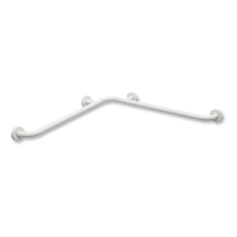 foto del prodotto idral rubinetteria maniglione angolare verniciato serie easy idral 12002v 65 bianco