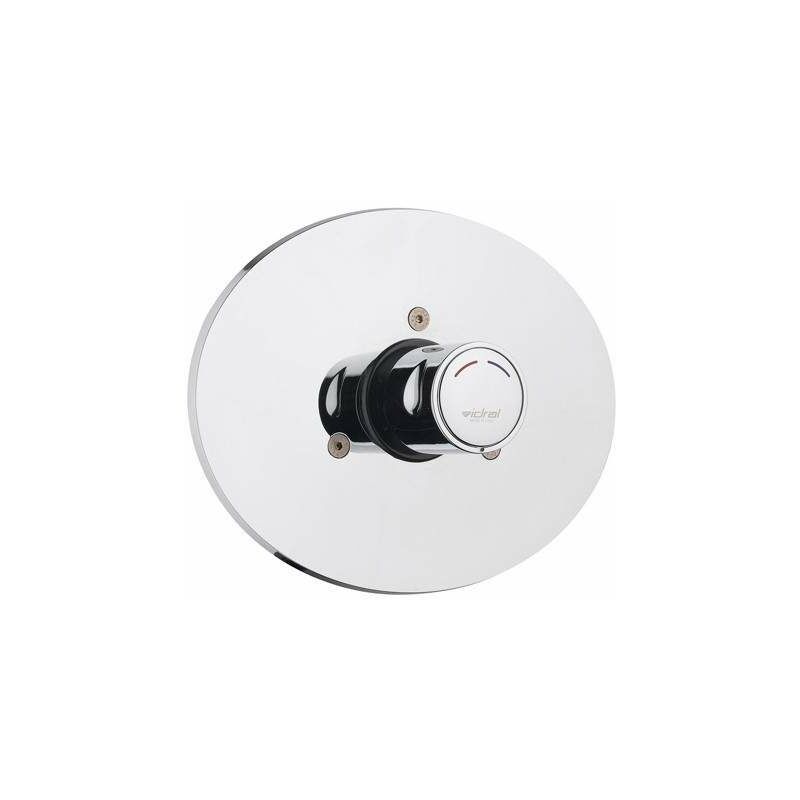 foto del prodotto idral rubinetteria miscelatore doccia ad incasso con arresto temporizzato idral minimal 08142 08142 1 15 secondi con scatola incasso
