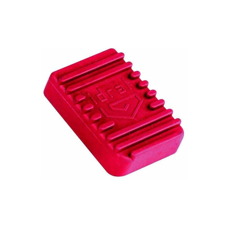 foto del prodotto idral rubinetteria ricambio copripedale in gomma blu, rosso e nero idral 02096 cr 02096 cb 02096 cn rosso