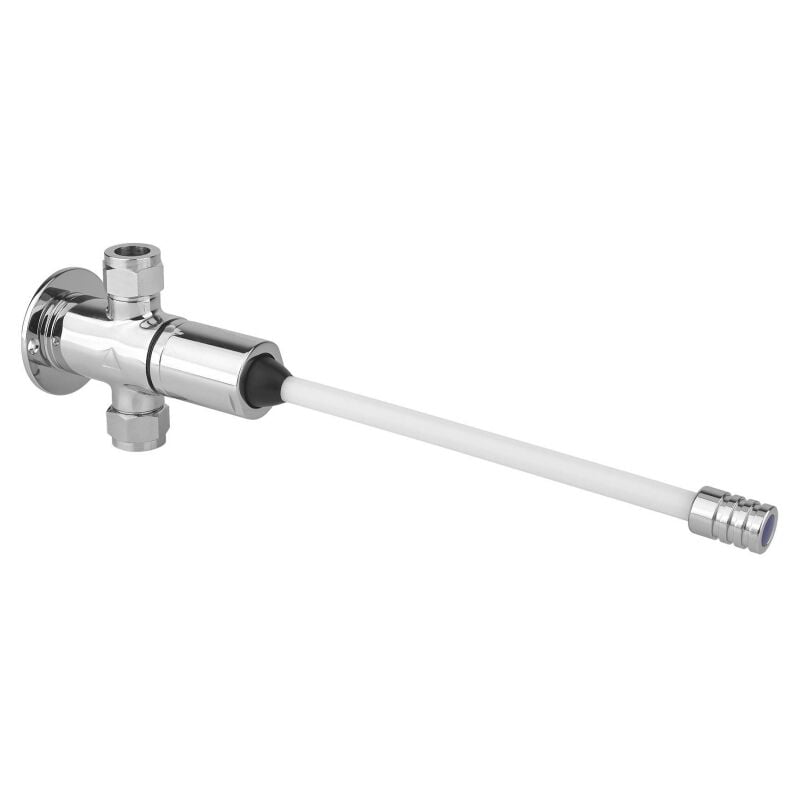foto del prodotto idral rubinetto temporizzato lavabo con comando a leva a ginocchio, antivandalico serie classic 08145a cromato ottone