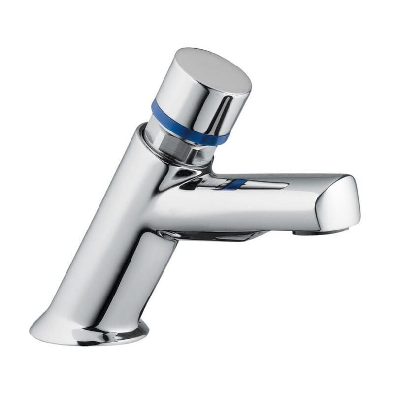 foto del prodotto idral rubinetto temporizzato lavabo serie small con comando a pulsante 08250