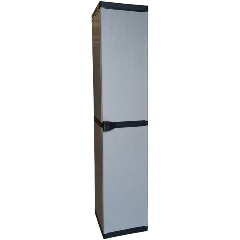 foto del prodotto idralite armadio armadietto mobile alto 3 ripiani box pvc esterno interno impermeabile