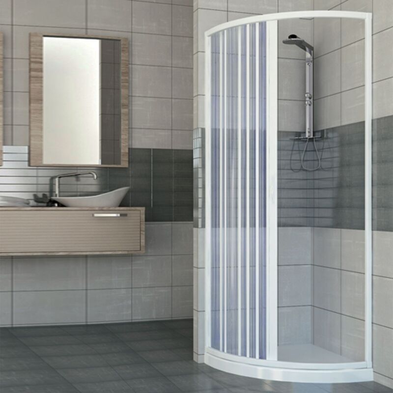 foto del prodotto idralite box doccia in pvc h 185 cm mod. scorpione 75x75 apertura laterale
