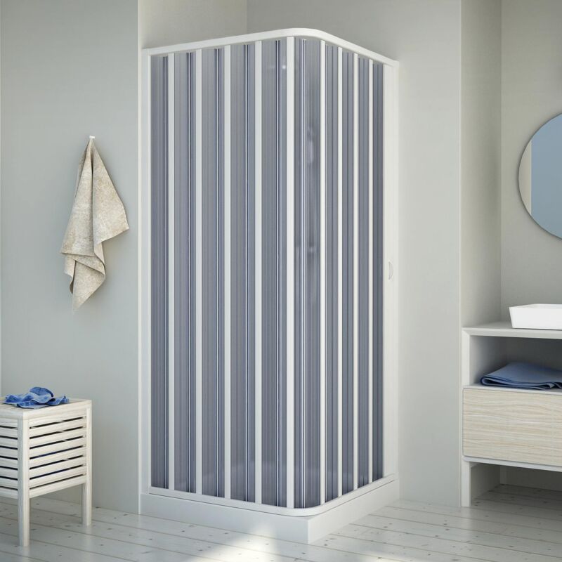 foto del prodotto idralite box doccia pvc a soffietto h 185 mod. energy laterale 70x120 cm
