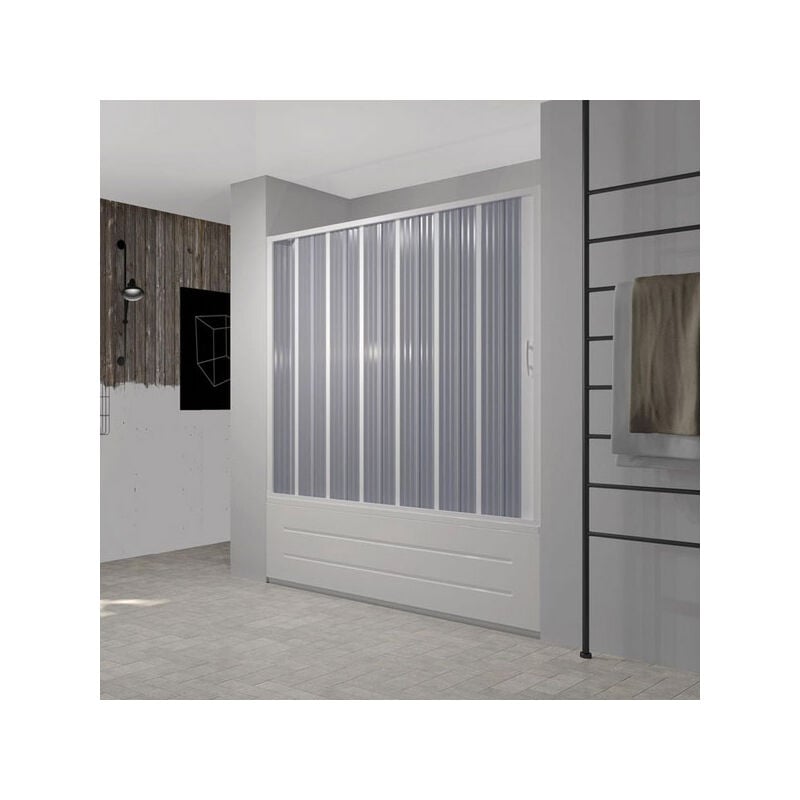 foto del prodotto idralite box vasca con apertura laterale scorrevole in pvc