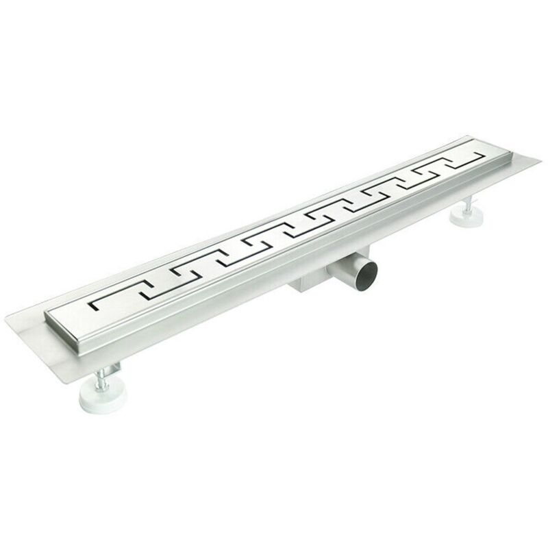 foto del prodotto idralite canalina doccia canalina di scarico a pavimento acciaio inox mod. doric 70 cm
