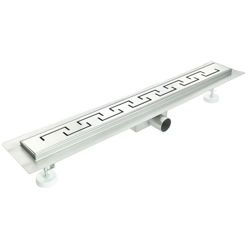 foto del prodotto idralite canalina doccia canalina di scarico a pavimento acciaio inox mod. doric 80 cm