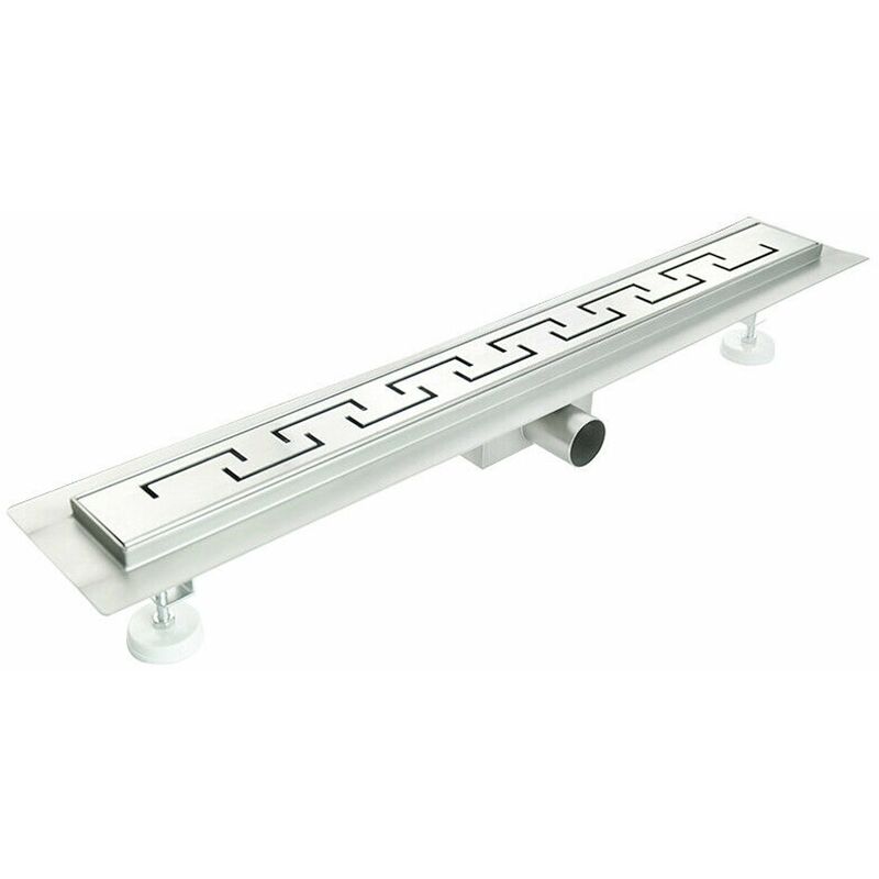 foto del prodotto idralite canalina doccia canalina di scarico a pavimento acciaio inox mod. doric 90 cm