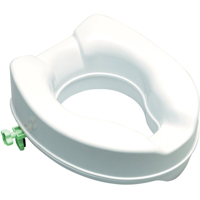 foto del prodotto idralite comfort rialzo per seduta wc rialzo water bianco portata 200 kg in resina