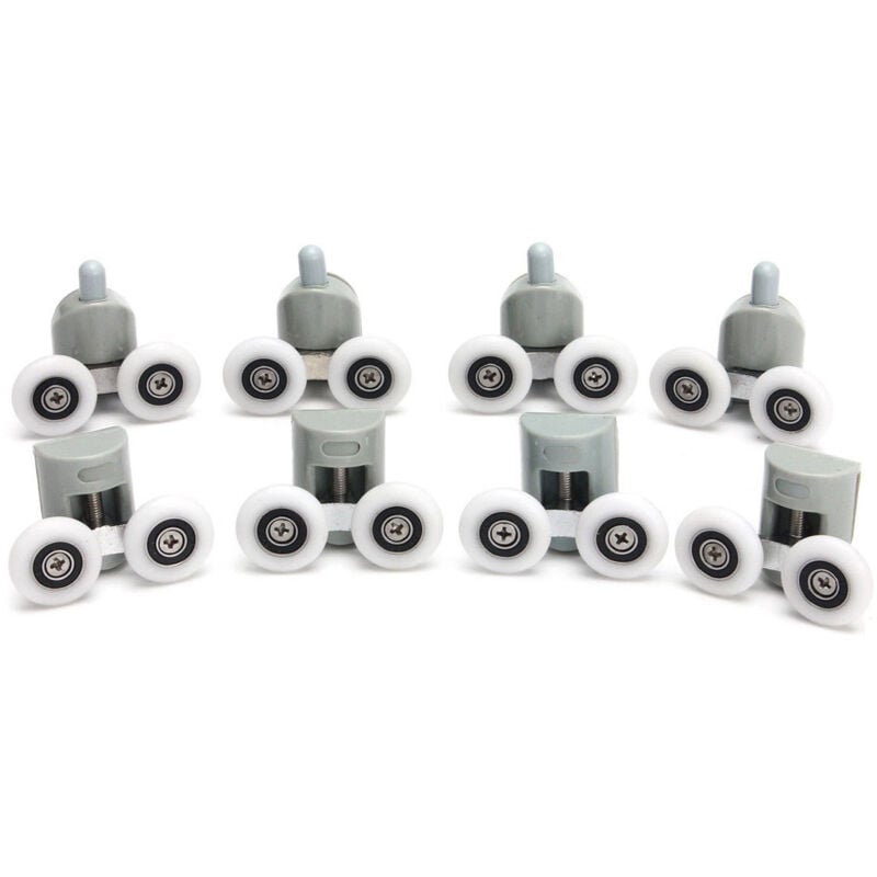 foto del prodotto idralite kit 8 pz cuscinetti di ricambio vetro box doccia anta scorrevole alabama