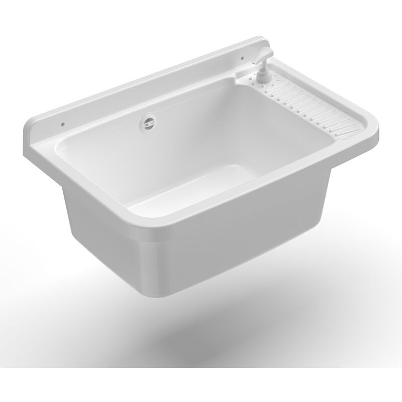 foto del prodotto idralite lavatoio per esterno a parete con dispenser sapone gart 60 mongardi