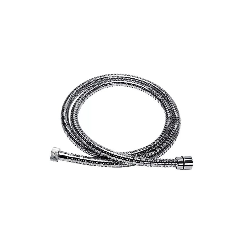 foto del prodotto idralite metaform flessibile per doccia 150 cm tipo extra con attacco conico e doppia aggraffatura in acciaio inox con finitura lucida ricambio per