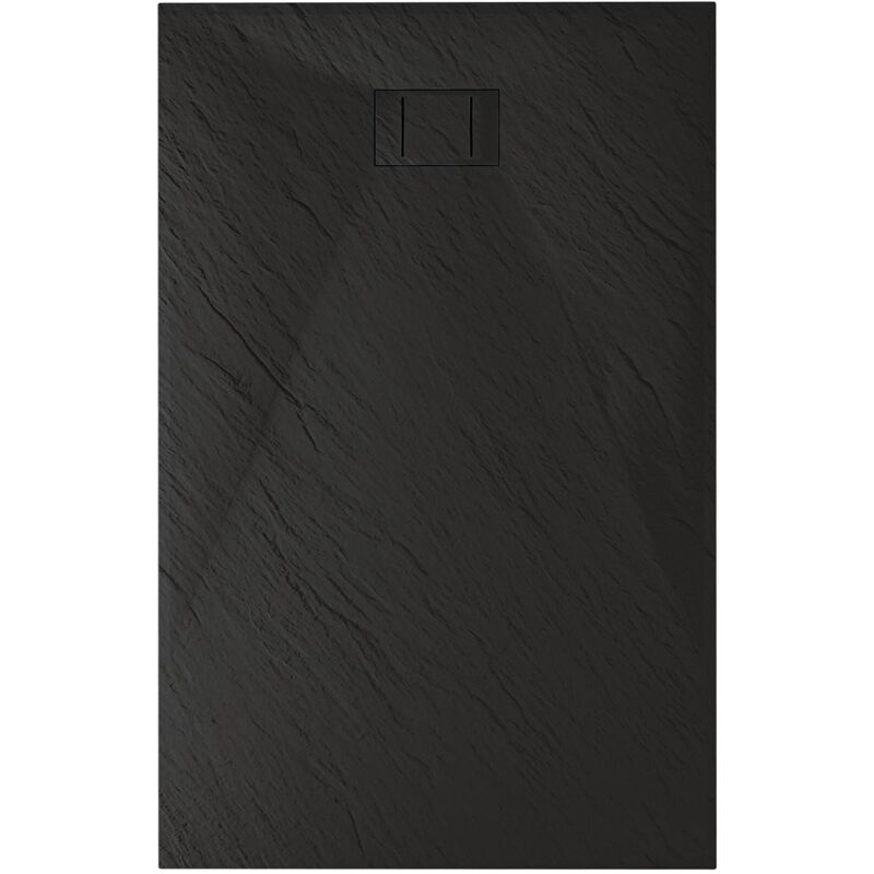 foto del prodotto idralite piatto doccia antracite effetto pietra mod. blend 70x140 cm rettangolare