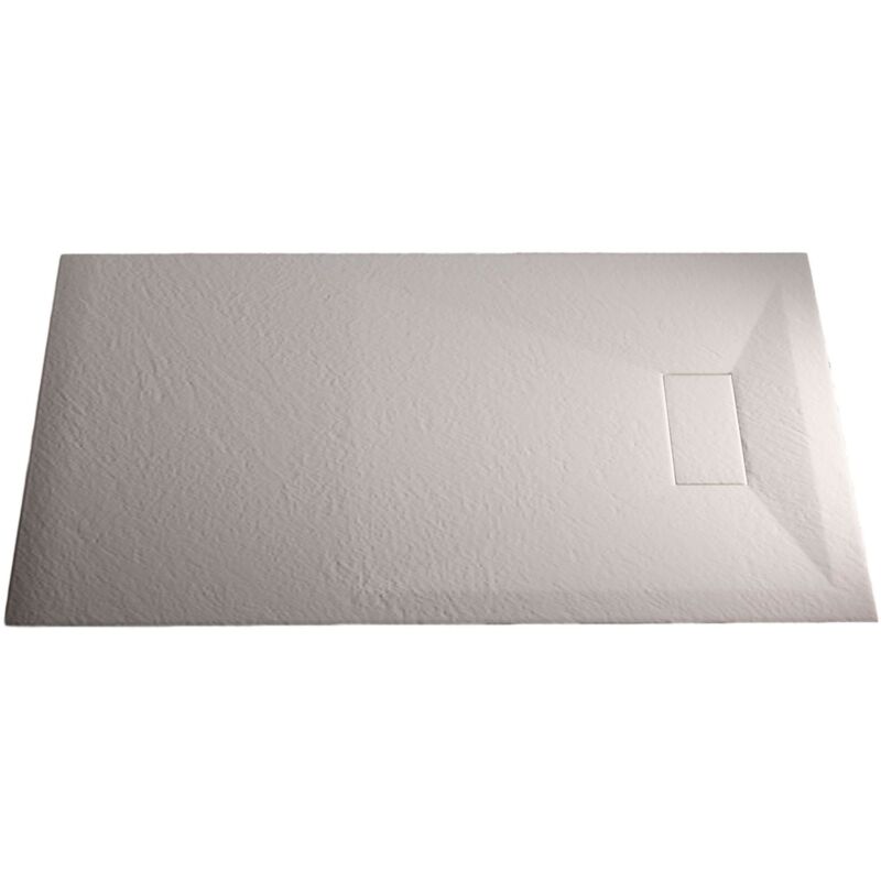 foto del prodotto idralite piatto doccia bianco effetto pietra mod. strong 70x140 cm