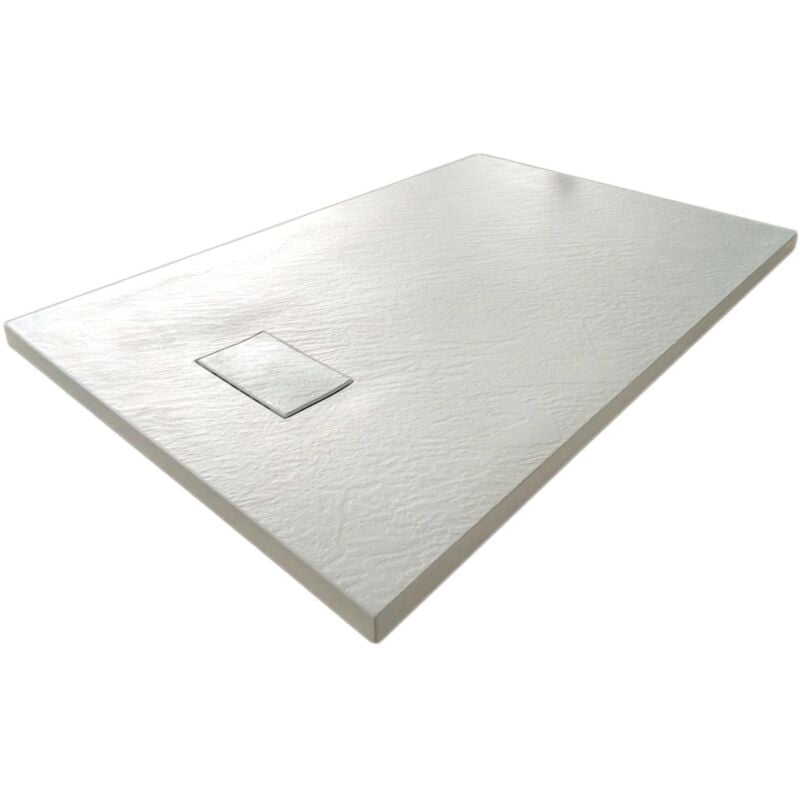 foto del prodotto idralite piatto doccia bianco effetto pietra mod. strong 70x160 cm