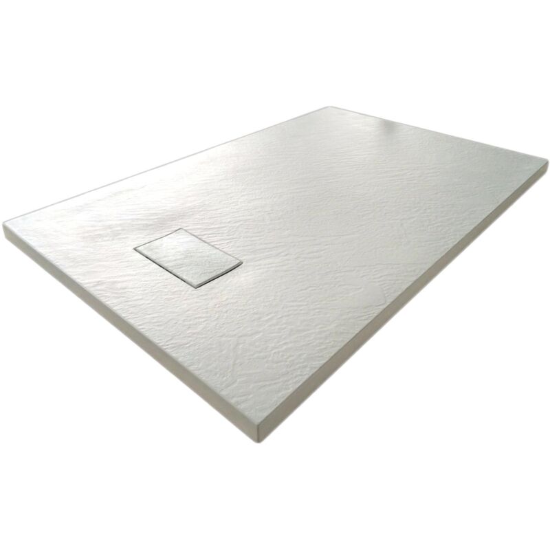 foto del prodotto idralite piatto doccia bianco effetto pietra mod. strong 90x180 cm