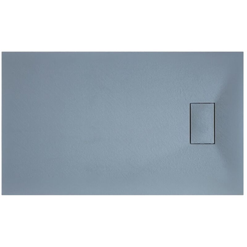 foto del prodotto idralite piatto doccia grigio effetto pietra rettangolare mod. strong 70x170 cm