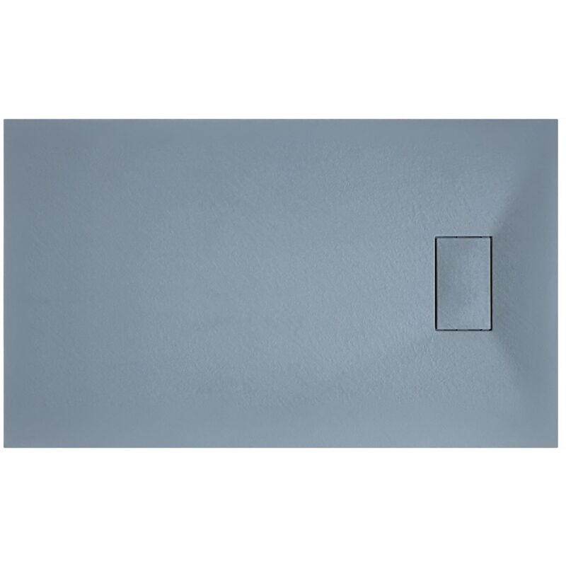 foto del prodotto idralite piatto doccia grigio effetto pietra rettangolare mod. strong 90x140 cm