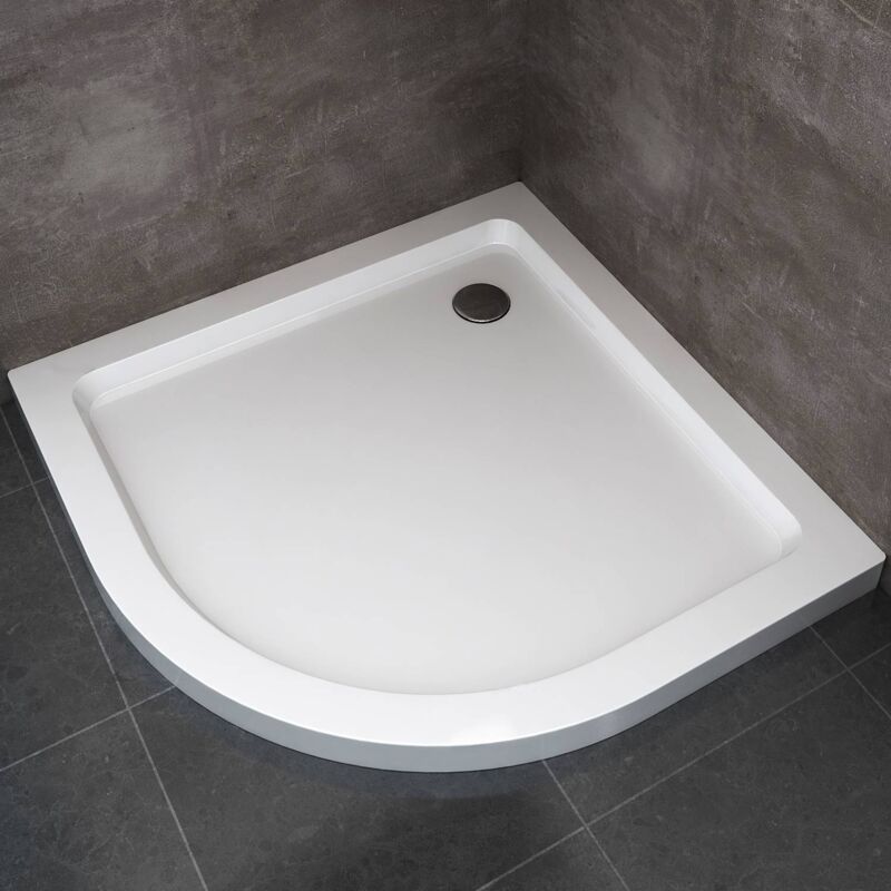 foto del prodotto idralite piatto doccia in abs mod. selene 80x80x5 cm semicircolare
