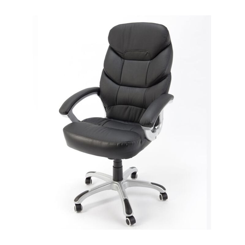 foto del prodotto idralite poltrona presidenziale ergonomica in ecopelle da ufficio studio modello excelsior