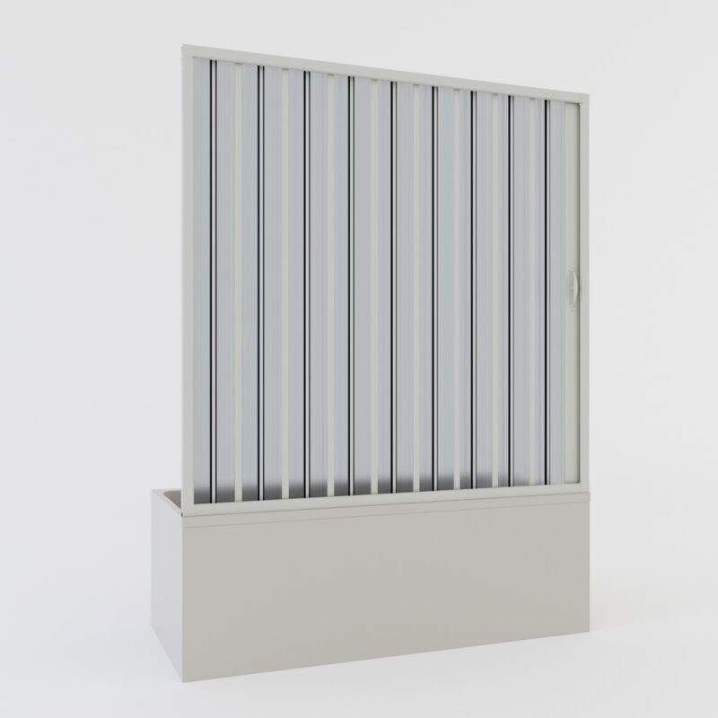 foto del prodotto idralite porta doccia sopravasca nicchia in pvc a soffietto h 150 mod. ibisco con apertura laterale 140 cm