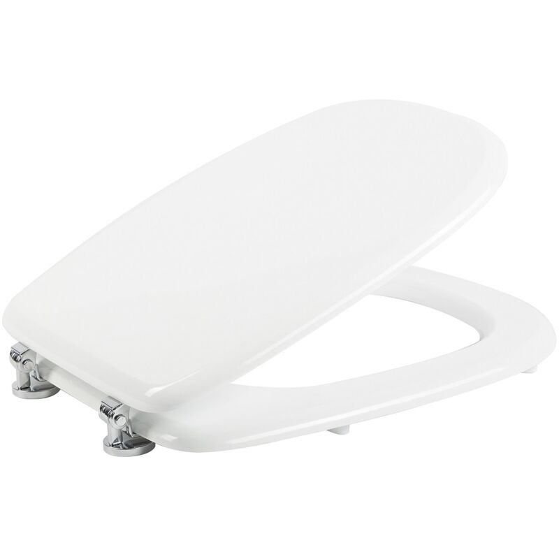 foto del prodotto idralite sedile wc bianco copriwater copriasse in mdf con coperchio mod. tesi fit