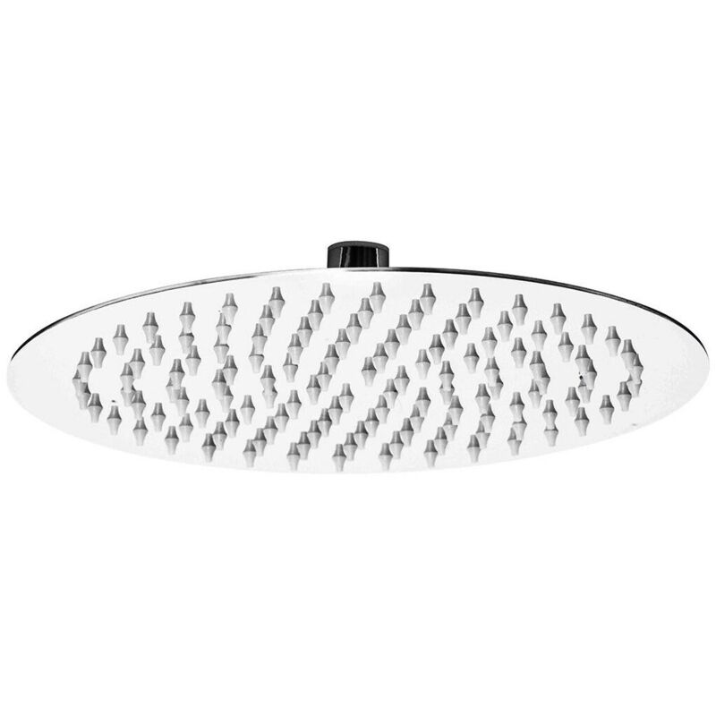 foto del prodotto idralite soffione doccia tondo a pioggia diam 25 cm acciaio cromo anticalcare ultrasottile