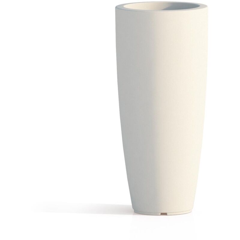 foto del prodotto idralite vaso tondo in resina h 70 mod. agave ghiaccio