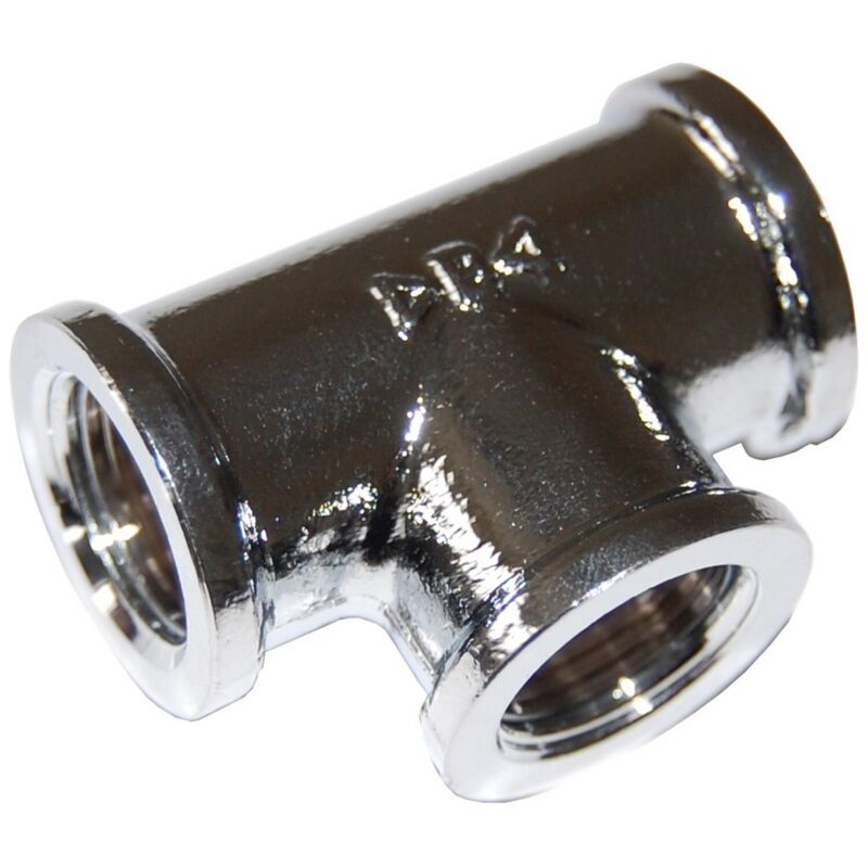 foto del prodotto idraulica - tee art. 130 o.cr. gr.1/2. prezzo per 1 pezzo.