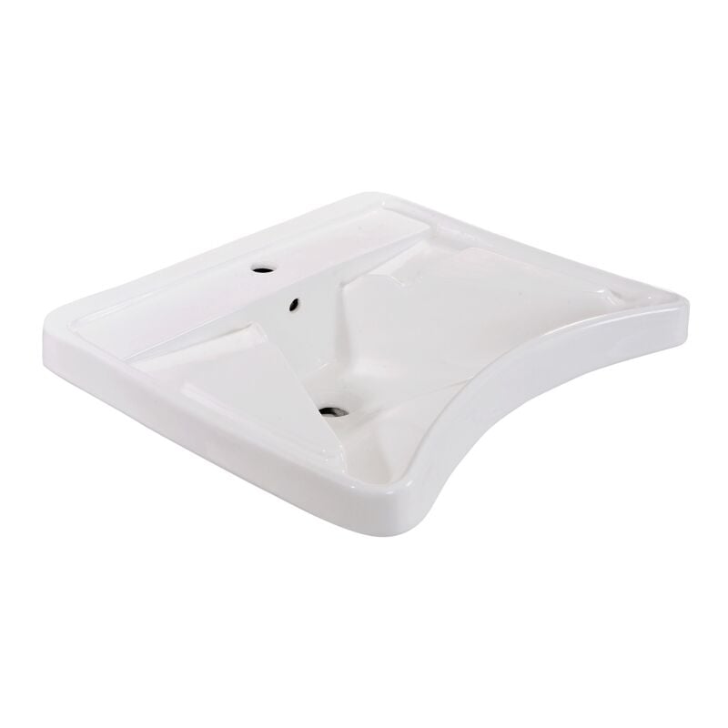 foto del prodotto idro bric lavabo ergonomico bianco con appoggiagomiti