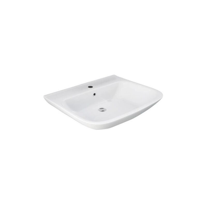foto del prodotto idro bric lavabo river ceramica bianca 65cm