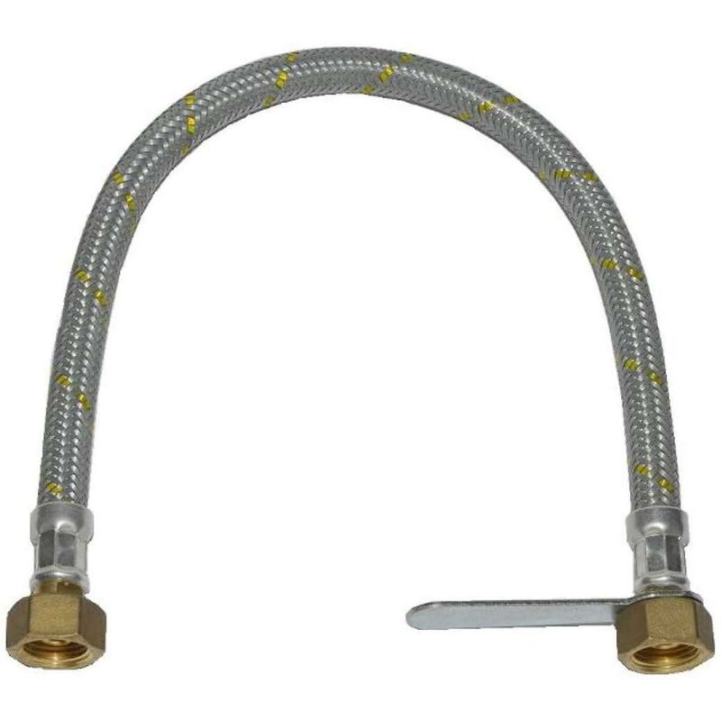 foto del prodotto idro bric manichetta con leva per gas liquido gpl idrobric, 1 2ff, 50 cm, idb sfugas0002ma