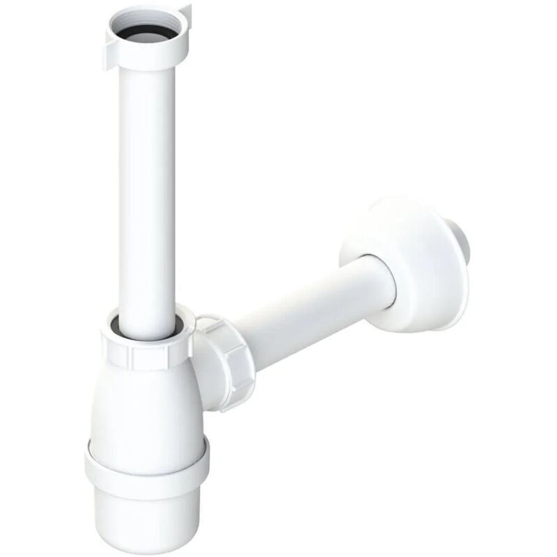 foto del prodotto idro bric sifone a bottiglia idro bric diametro 1 1 4 pollici x32mm bianco sacsif0196bi