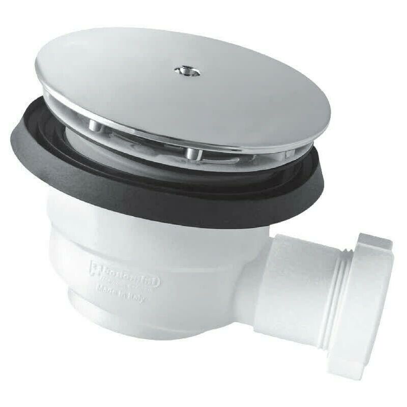 foto del prodotto idro bric sifone idrobric per piatto doccia con foro 60 mm e coperchio in abs, idb sacsif0170pl