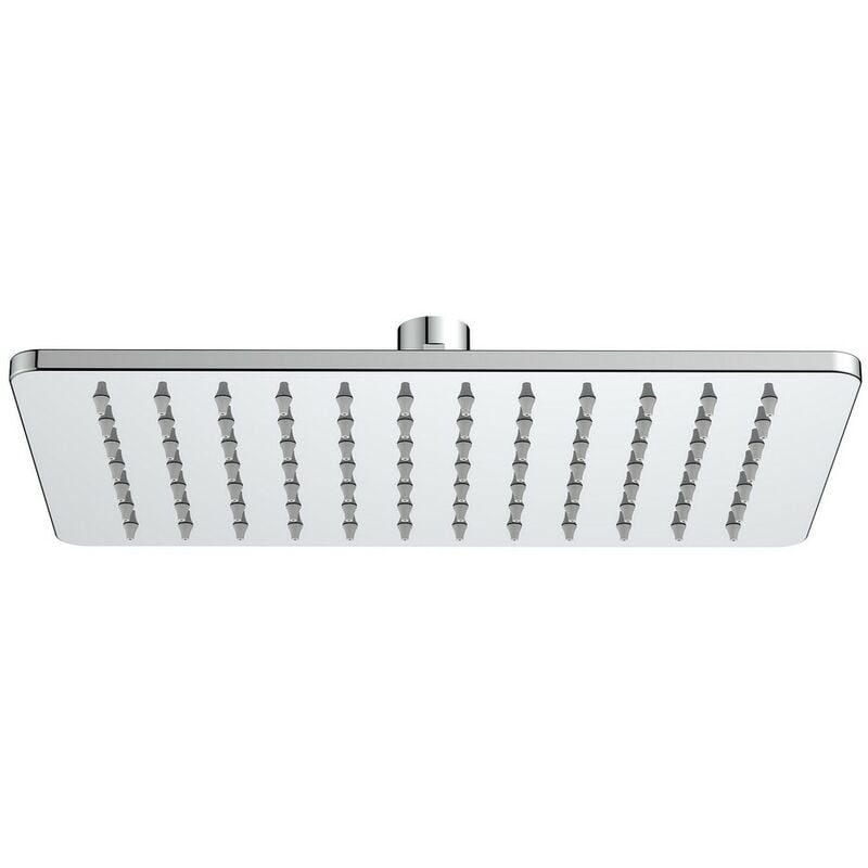 foto del prodotto idro bric soffione rettangolare 25x15 cm cromato serie santorini