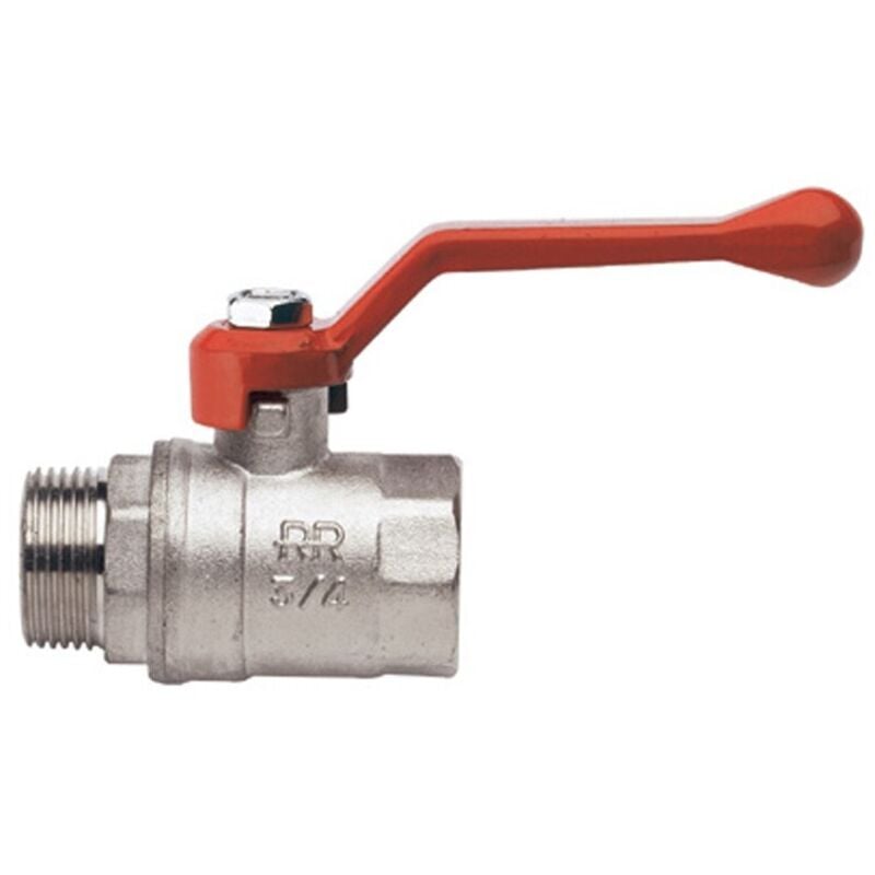 foto del prodotto idro-bric valvola a sfera per acqua, mf con leva alluminio carval0004sf