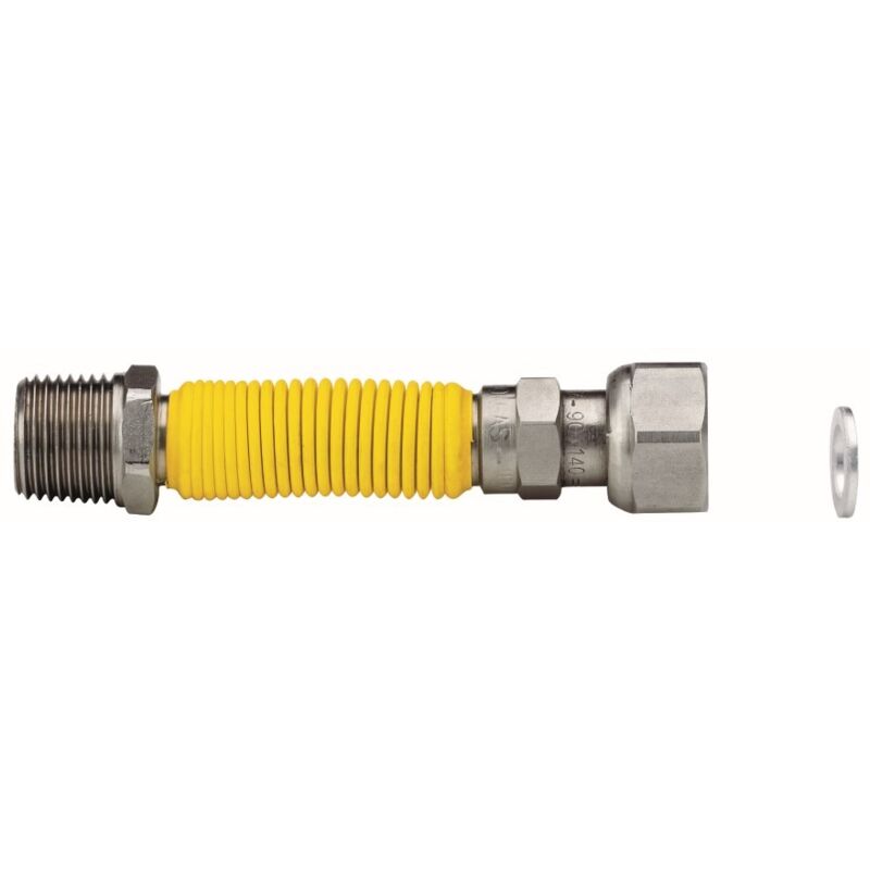 foto del prodotto idrobric attacchino flessibile inoper per gas 1 2mf 110 210 estensibile riv.