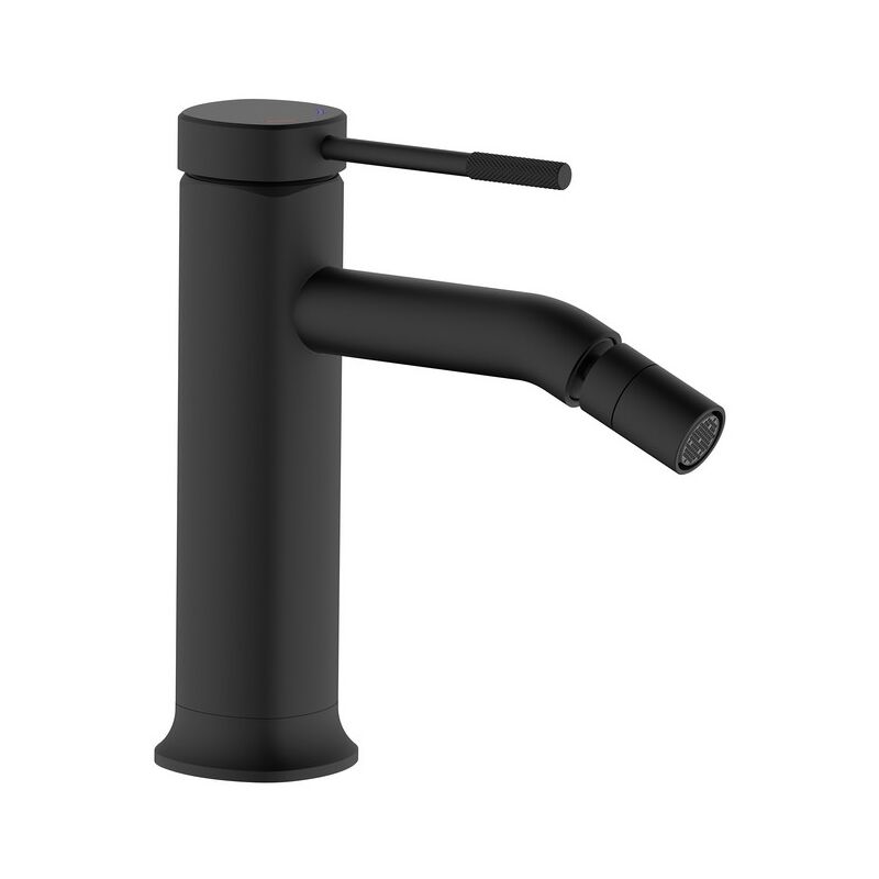 foto del prodotto idrobric miscelatore bidet serie nobel nero con piletta click clack