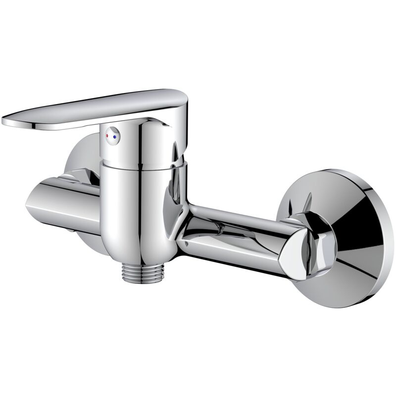 foto del prodotto idrobric miscelatore esterno doccia serie remi cromato