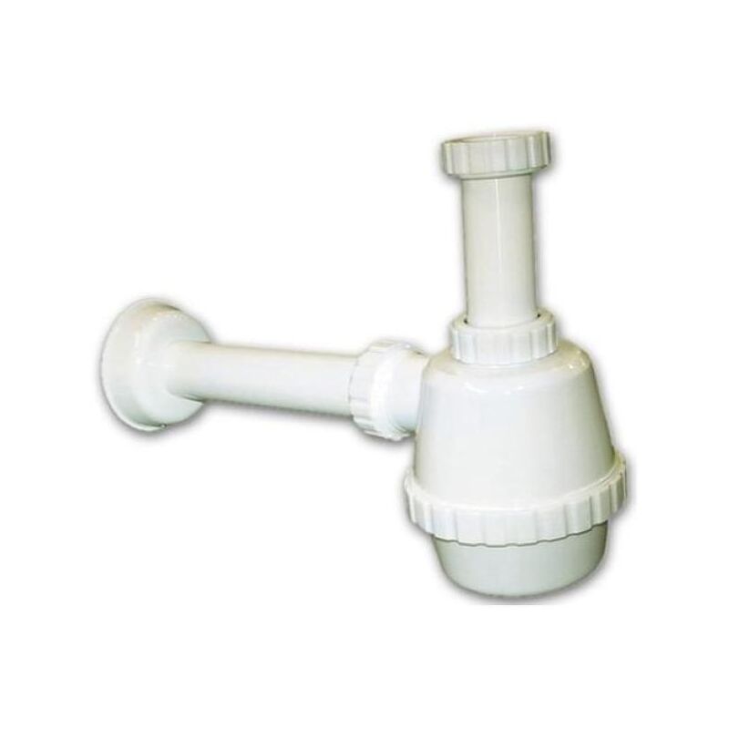 foto del prodotto idrobric sifone senza piletta idro bric diametro 1 1 2 pollici x40mm bianco sfusif0074si