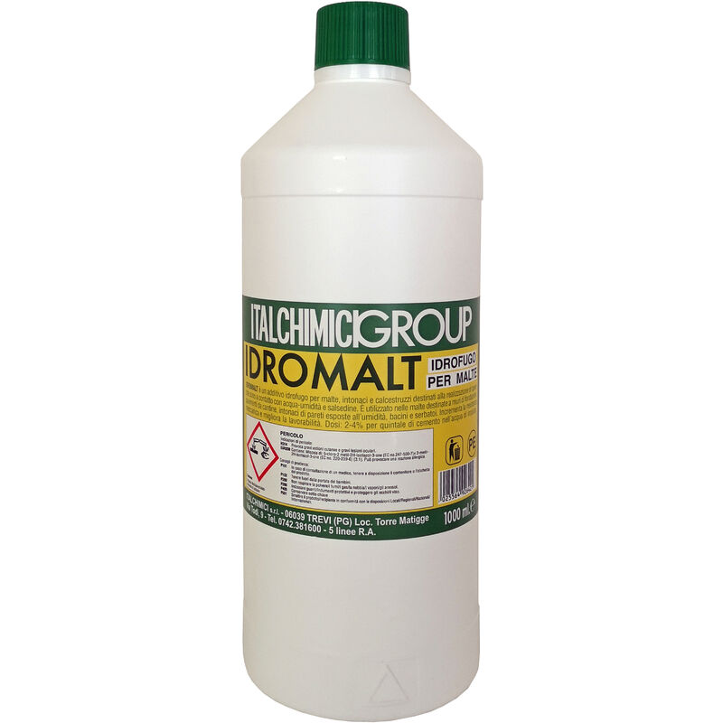 foto del prodotto idrofugo per malte idromalt lt. 1. prezzo per 1 pezzo.