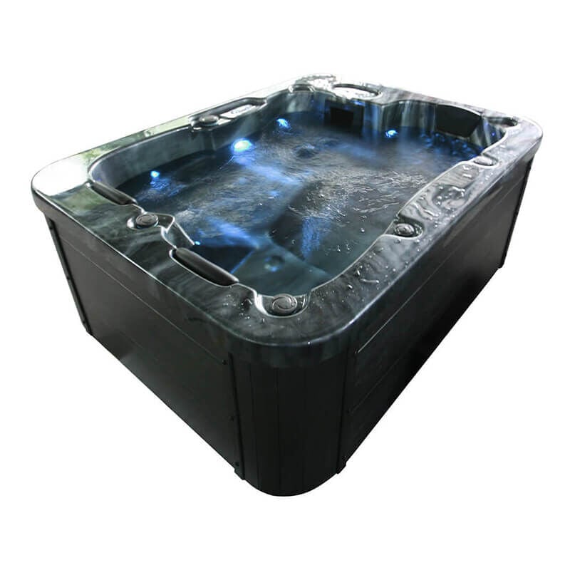 foto del prodotto idromassaggio da esterno black marble pure attrezzatura pura home deluxe