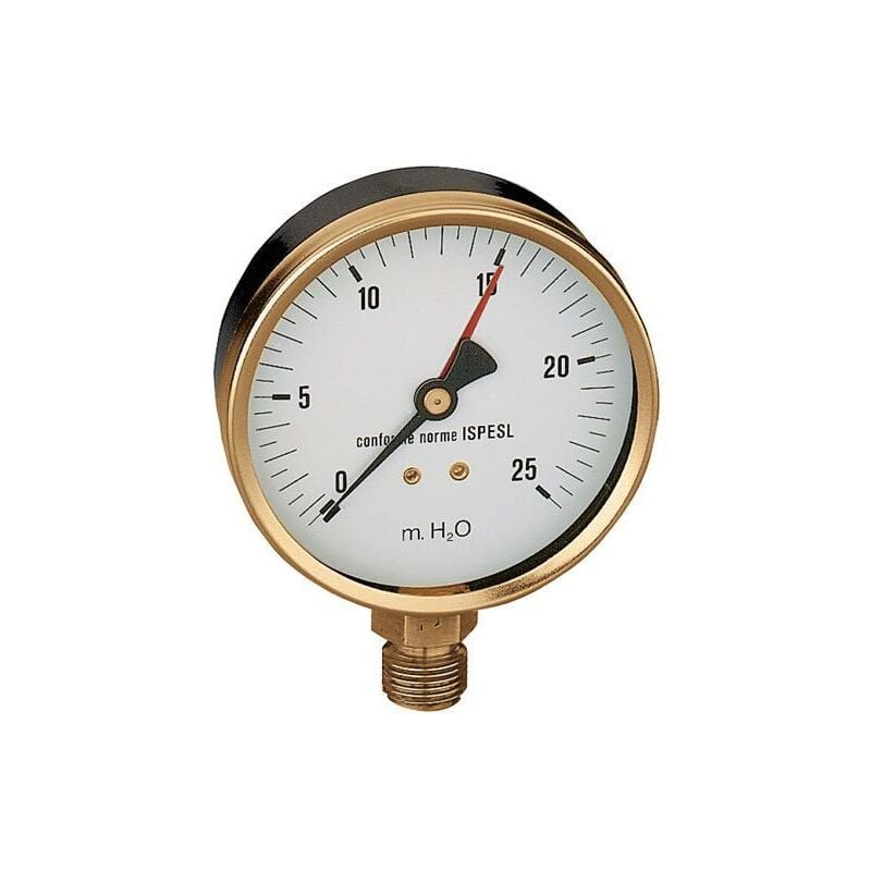foto del prodotto idrometro 0 16m.h2o con attacco radiale diametro 80 mm caleffi 689016