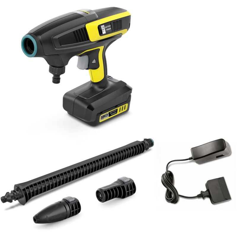 foto del prodotto idropistola khb 6 battery set piattaforma batteria piattaforma battery power 18 v pressione max. 24 bar portata max. 200 l h karcher