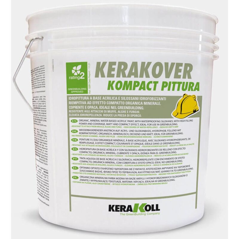 foto del prodotto idropittura a base acrilica kerakover kompact pittura 4l kerakoll