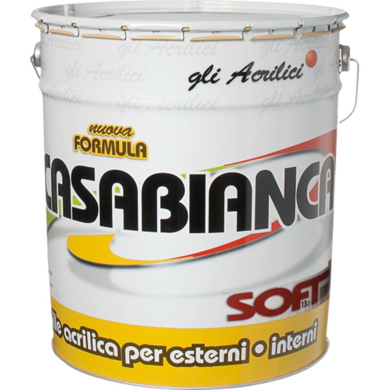 foto del prodotto idropittura acrilica casabianca soft 4lt bianco v